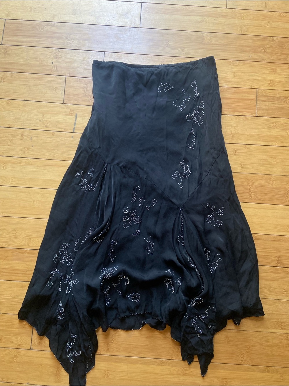 ECI 100% Silk Skirt